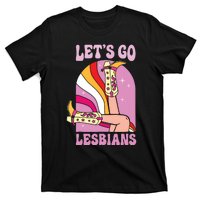 Lets Go Lesbians Lgbtq Lesbian Pride Month Cowgirl T-Shirt