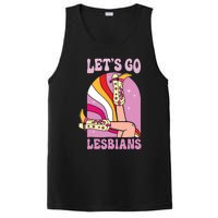 Lets Go Lesbians Lgbtq Lesbian Pride Month Cowgirl PosiCharge Competitor Tank