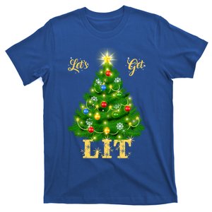 LetS Get Lit Christmas Tree Great Gift T-Shirt