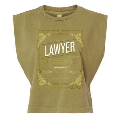 Lawyer Gift Garment-Dyed Women's Muscle Tee