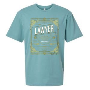 Lawyer Gift Sueded Cloud Jersey T-Shirt