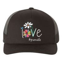 Love Granna Life Art Flower Color Yupoong Adult 5-Panel Trucker Hat