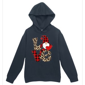 Love Gnomes Leopard Buffalo Plaid Christmas Pajamas Boy Girl Gift Urban Pullover Hoodie