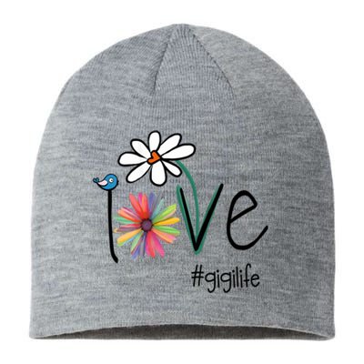 Love Gigi Life Art Flower Sustainable Beanie