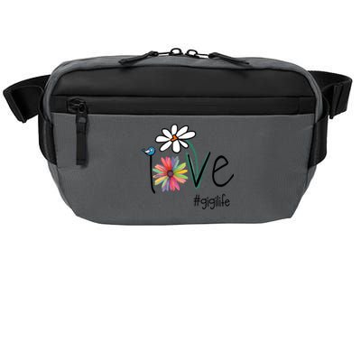 Love Gigi Life Art Flower Crossbody Pack