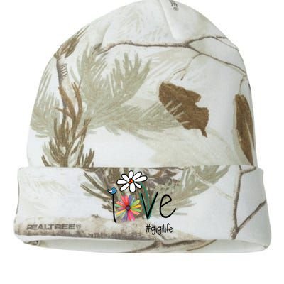 Love Gigi Life Art Flower Kati Licensed 12" Camo Beanie