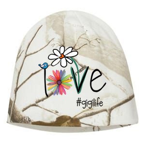 Love Gigi Life Art Flower Kati - Camo Knit Beanie