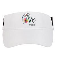 Love Gigi Life Art Flower Adult Drive Performance Visor