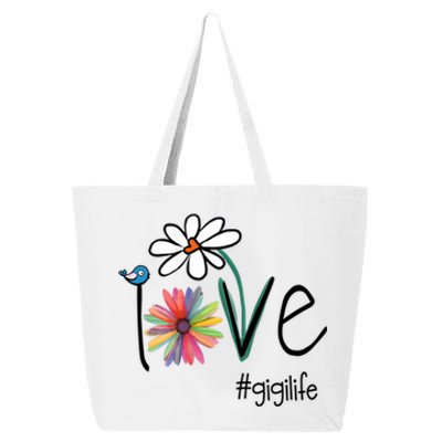 Love Gigi Life Art Flower 25L Jumbo Tote