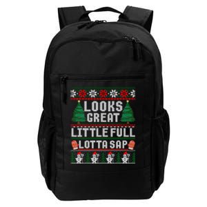 Looks Great Little Full Lotta Sap Tee Christmas Vacation Daily Commute Backpack