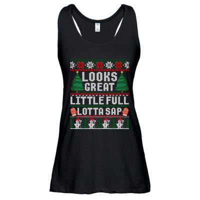 Looks Great Little Full Lotta Sap Tee Christmas Vacation Ladies Essential Flowy Tank