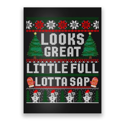 Looks Great Little Full Lotta Sap Tee Christmas Vacation Poster