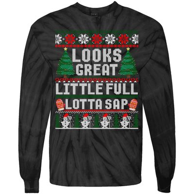 Looks Great Little Full Lotta Sap Tee Christmas Vacation Tie-Dye Long Sleeve Shirt