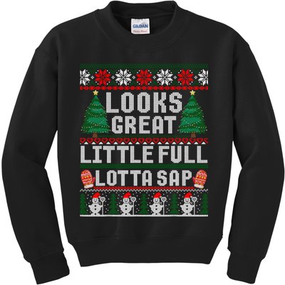 Looks Great Little Full Lotta Sap Tee Christmas Vacation Kids Sweatshirt