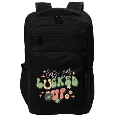 Lets Get Lucked Up Cute St Patricks Day Impact Tech Backpack