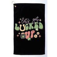 Lets Get Lucked Up Cute St Patricks Day Golf Towel