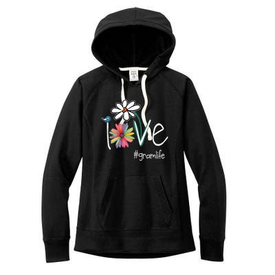 Love Gram Life Art Flower Color Women's Fleece Hoodie