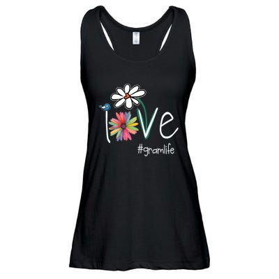 Love Gram Life Art Flower Color Ladies Essential Flowy Tank