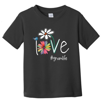 Love Gram Life Art Flower Color Toddler T-Shirt