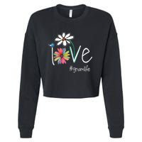 Love Gram Life Art Flower Color Cropped Pullover Crew