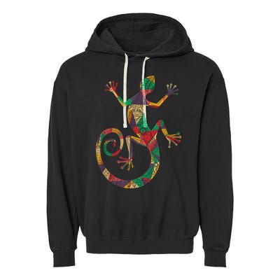 Lizard Gecko Garment-Dyed Fleece Hoodie