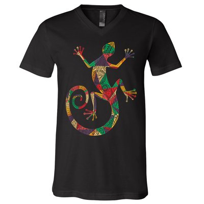 Lizard Gecko V-Neck T-Shirt
