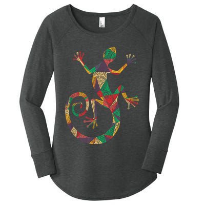 Lizard Gecko Women's Perfect Tri Tunic Long Sleeve Shirt
