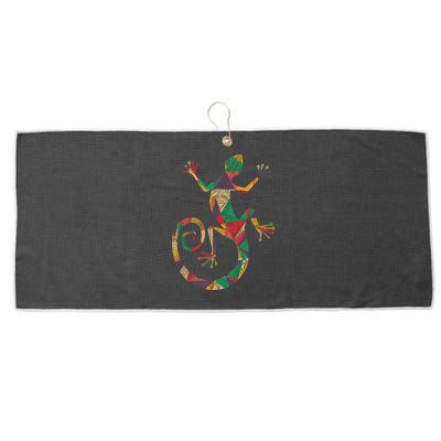 Lizard Gecko Large Microfiber Waffle Golf Towel