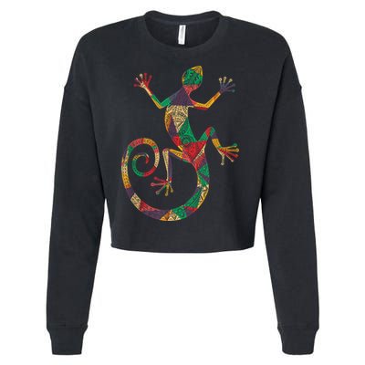 Lizard Gecko Cropped Pullover Crew