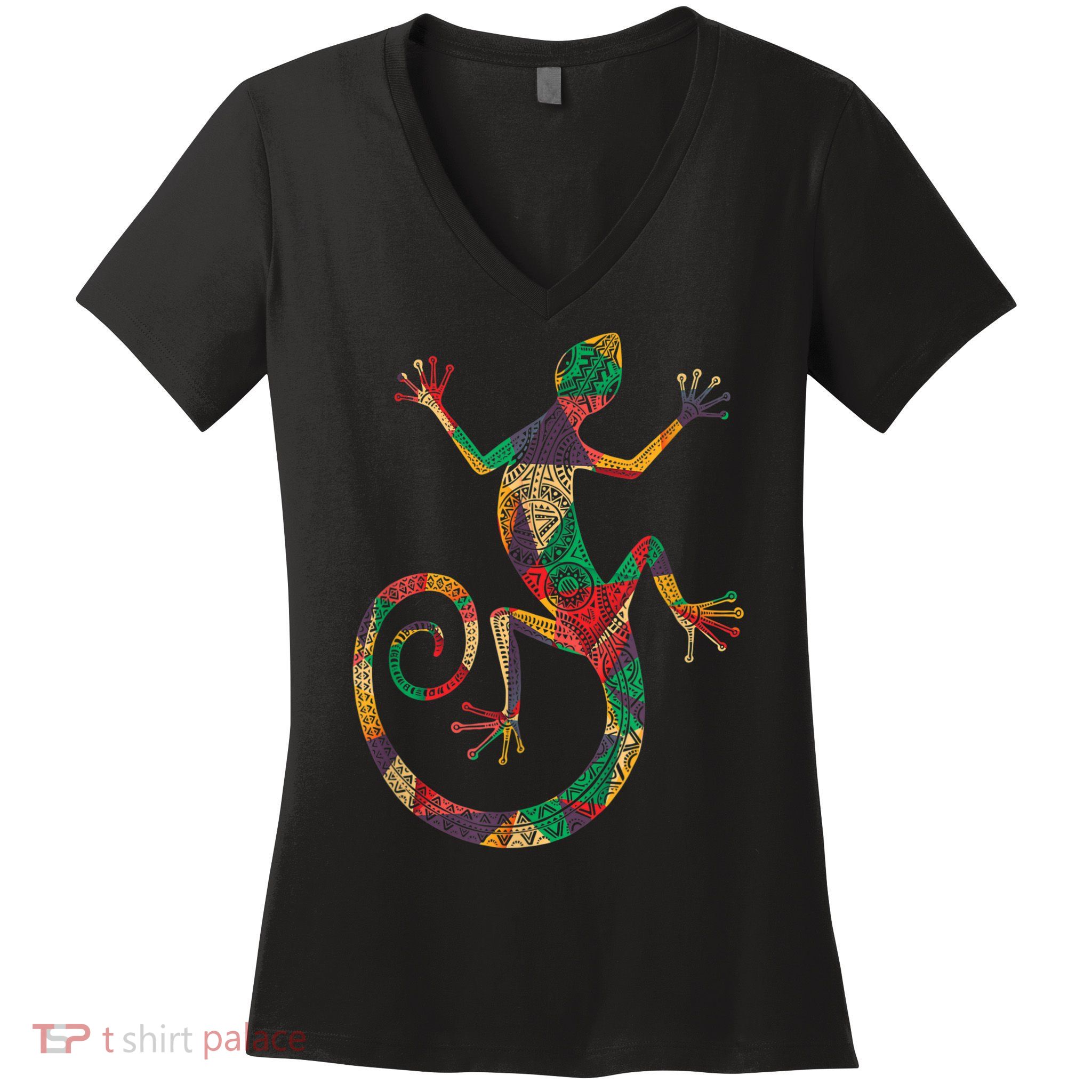 Lizard Gecko Women's V-Neck T-Shirt