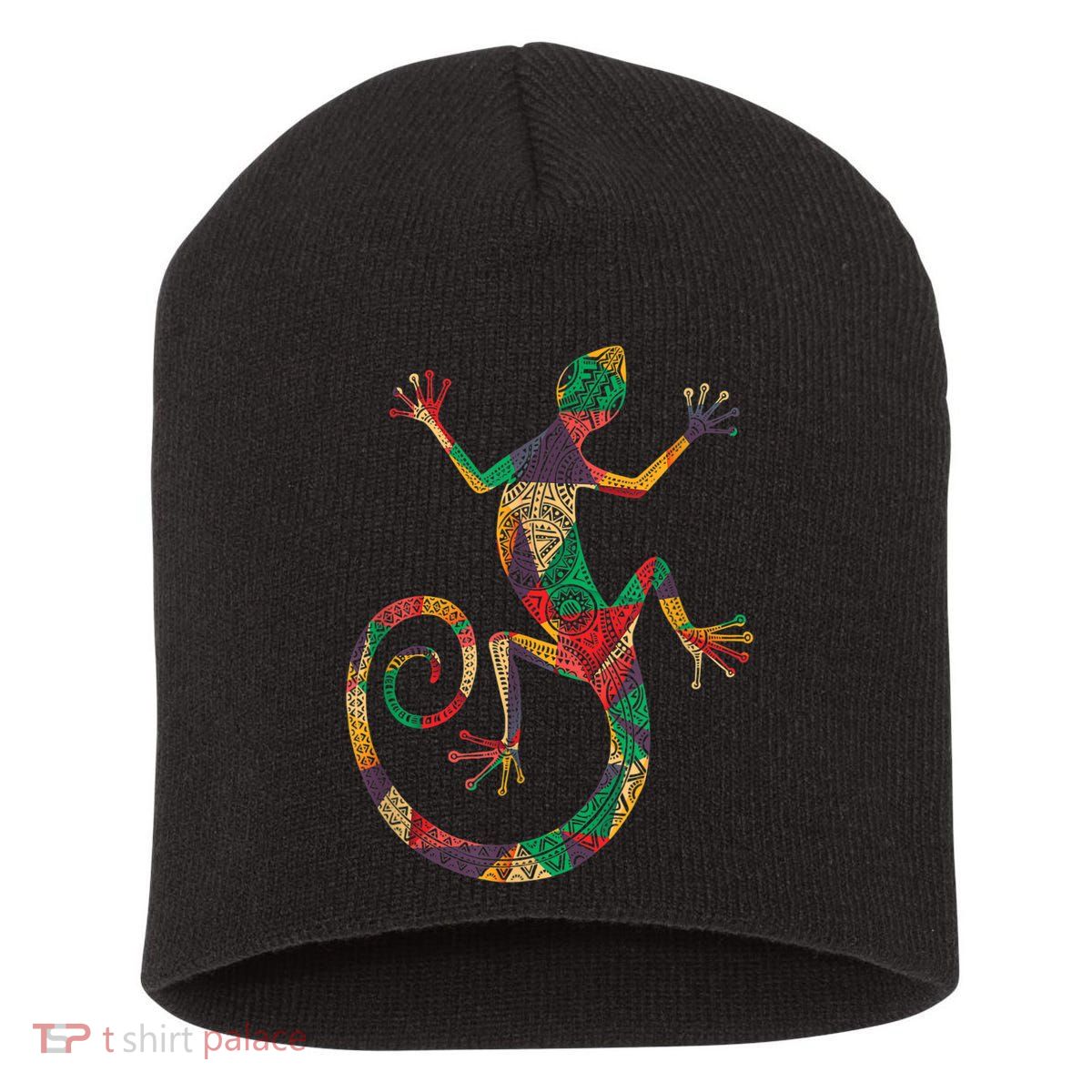 Lizard Gecko Short Acrylic Beanie