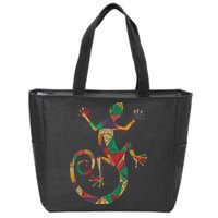 Lizard Gecko Zip Tote Bag