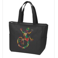 Lizard Gecko Zip Tote Bag