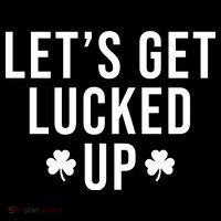Lets Get Lucked Up St Patricks Day Funny Impact Tech Backpack