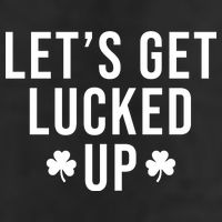 Lets Get Lucked Up St Patricks Day Funny Microfiber Hand Towel