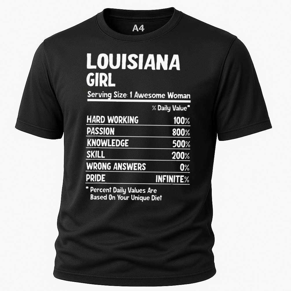 Louisiana Girl Cooling Performance Crew T-Shirt