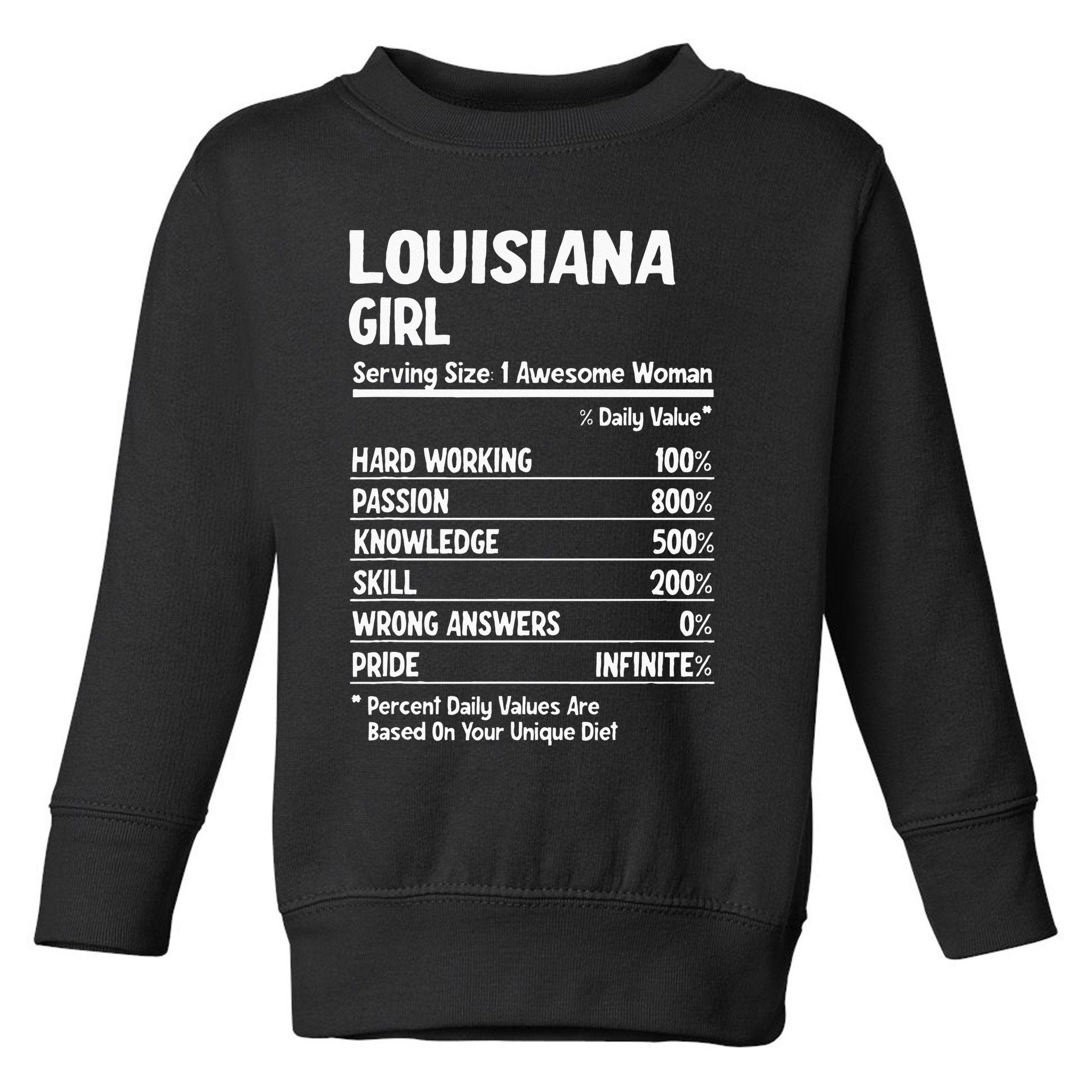 Louisiana Girl Toddler Sweatshirt