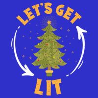 LetS Get Lit Funny Christmas Ing Xmas Tree Lover Cool Gift Button