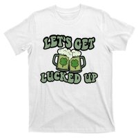 Lets Get Lucked Up Lucky Clovers St Patricks Day Beer Drink T-Shirt