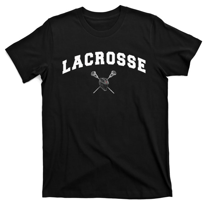 Lacrosse Gifts Lax Lacrosse Player Stick T-Shirt