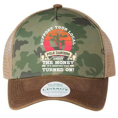 Lineman Gifts Line Worker Image On Back Of Legacy Tie Dye Trucker Hat