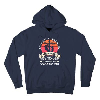 Lineman Gifts Line Worker Image On Back Of Tall Hoodie