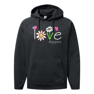 Love Gigi Life Cute Matching Family Performance Fleece Hoodie