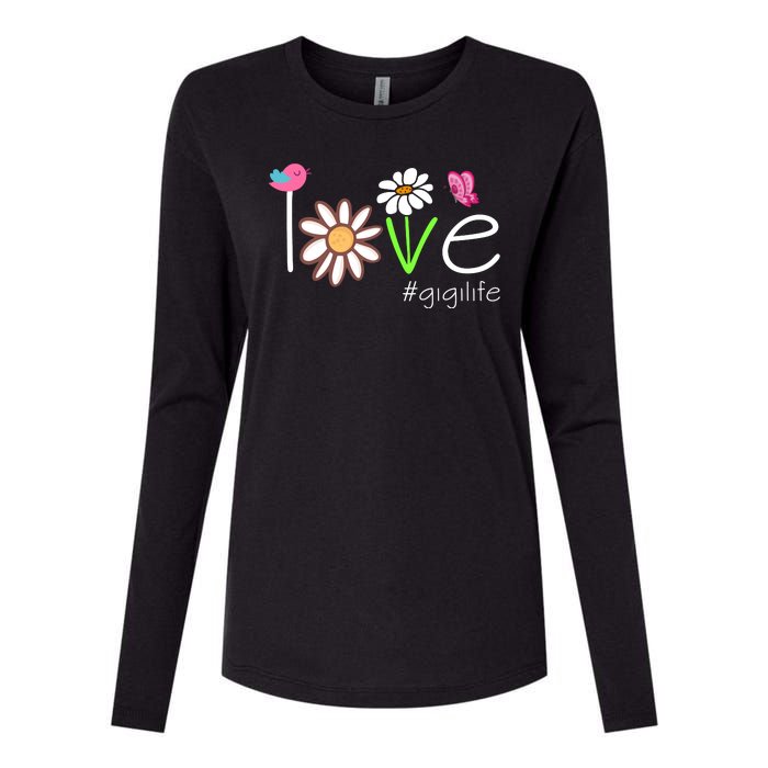 Love Gigi Life Cute Matching Family Womens Cotton Relaxed Long Sleeve T-Shirt