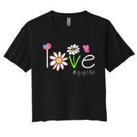 Love Gigi Life Cute Matching Family Women's Crop Top Tee