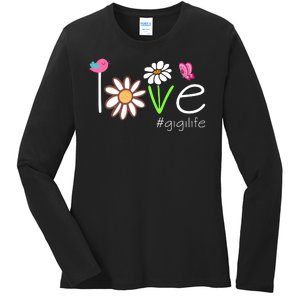 Love Gigi Life Cute Matching Family Ladies Long Sleeve Shirt