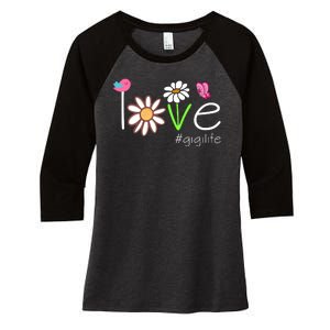 Love Gigi Life Cute Matching Family Women's Tri-Blend 3/4-Sleeve Raglan Shirt