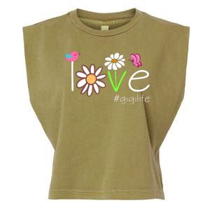 Love Gigi Life Cute Matching Family Garment-Dyed Women's Muscle Tee