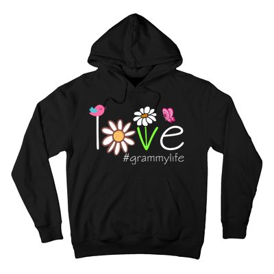 Love Grammy Life Cute Matching Family Hoodie