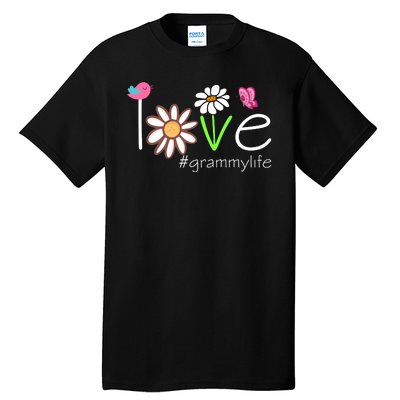 Love Grammy Life Cute Matching Family Tall T-Shirt